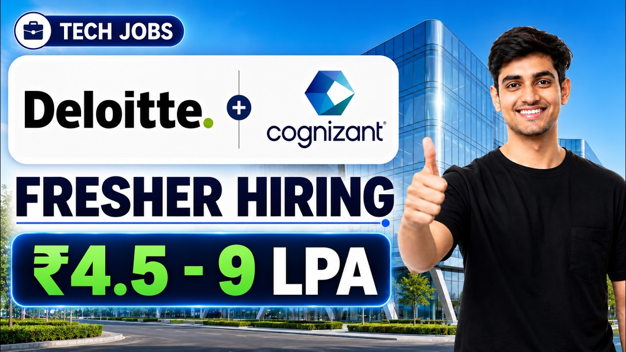 Deloitte & Cognizant Off-Campus Hiring🔥 | Multiple roles