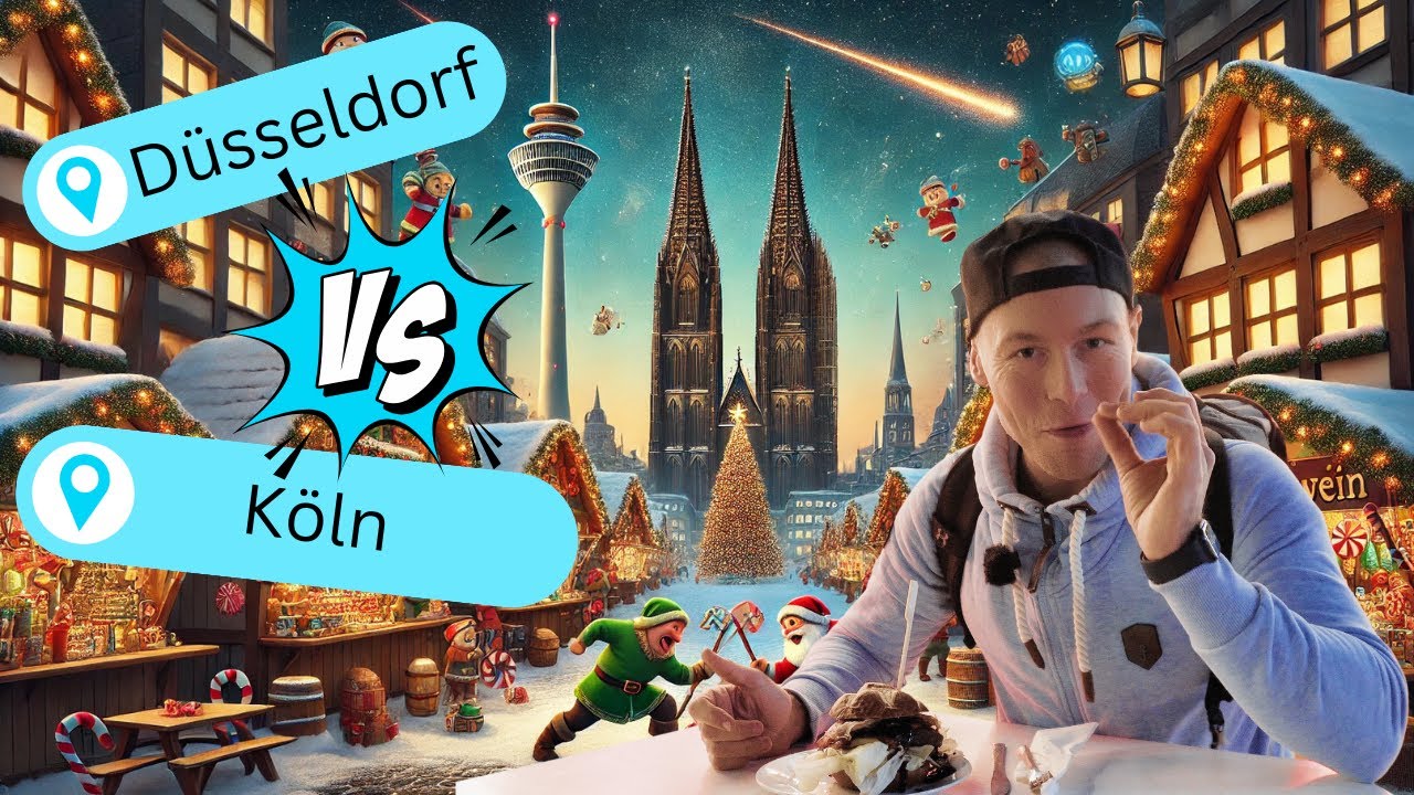 🎄 DÜSSELDORF VS. KÖLN – Der ultimative Weihnachtsmarkt-Vergleich! Teil 1🍴 Big M