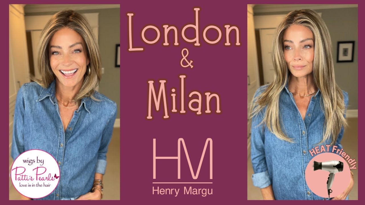 2 New Henry Margu Wigs! LONDON & MILAN in 12/26GR | WigsByPattisPearls.com Review