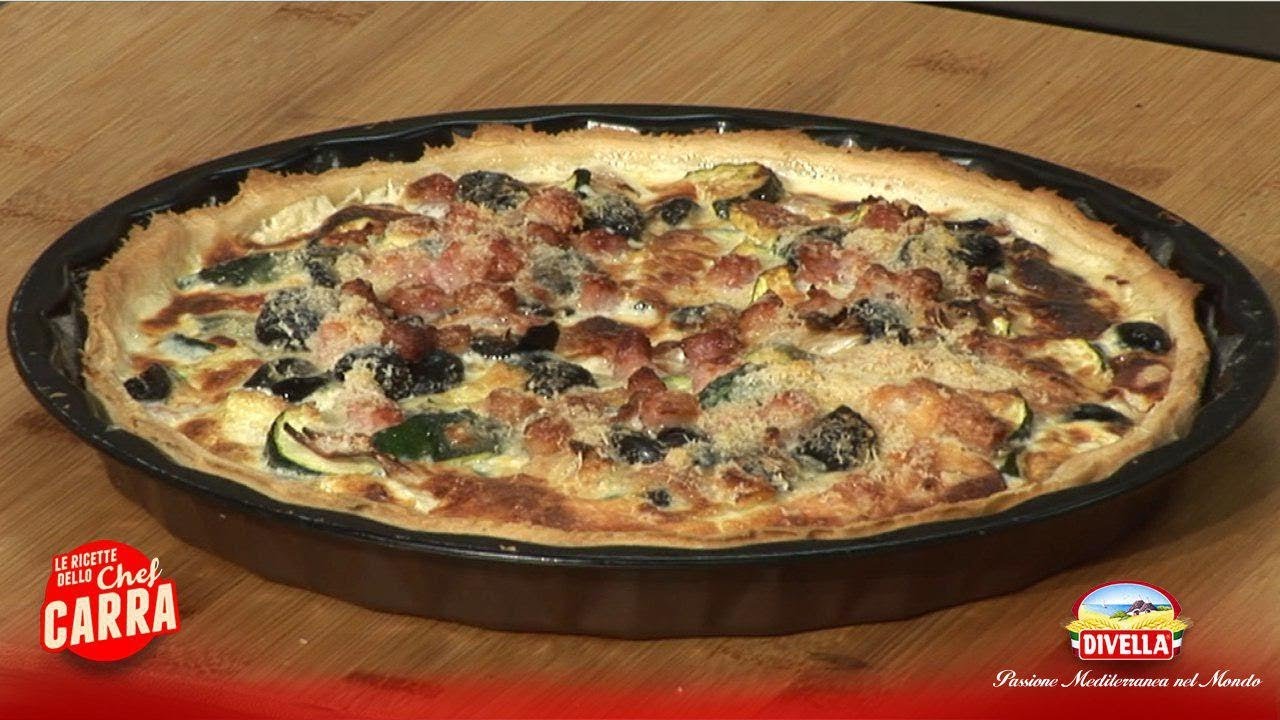 Ricetta quiche mediterranea dello Chef Carra | Divella