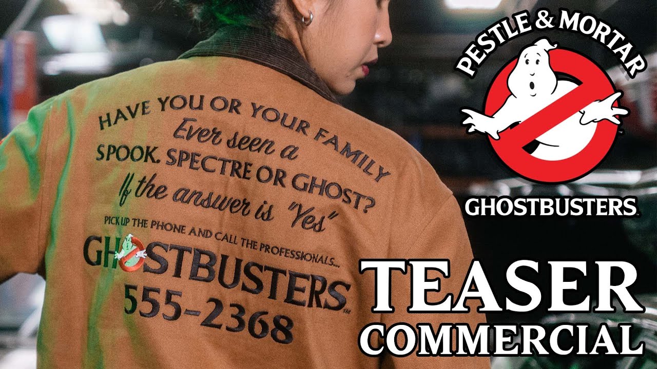 Pestle & Mortar X Ghostbusters clothing line - TEASER COMMERCIAL
