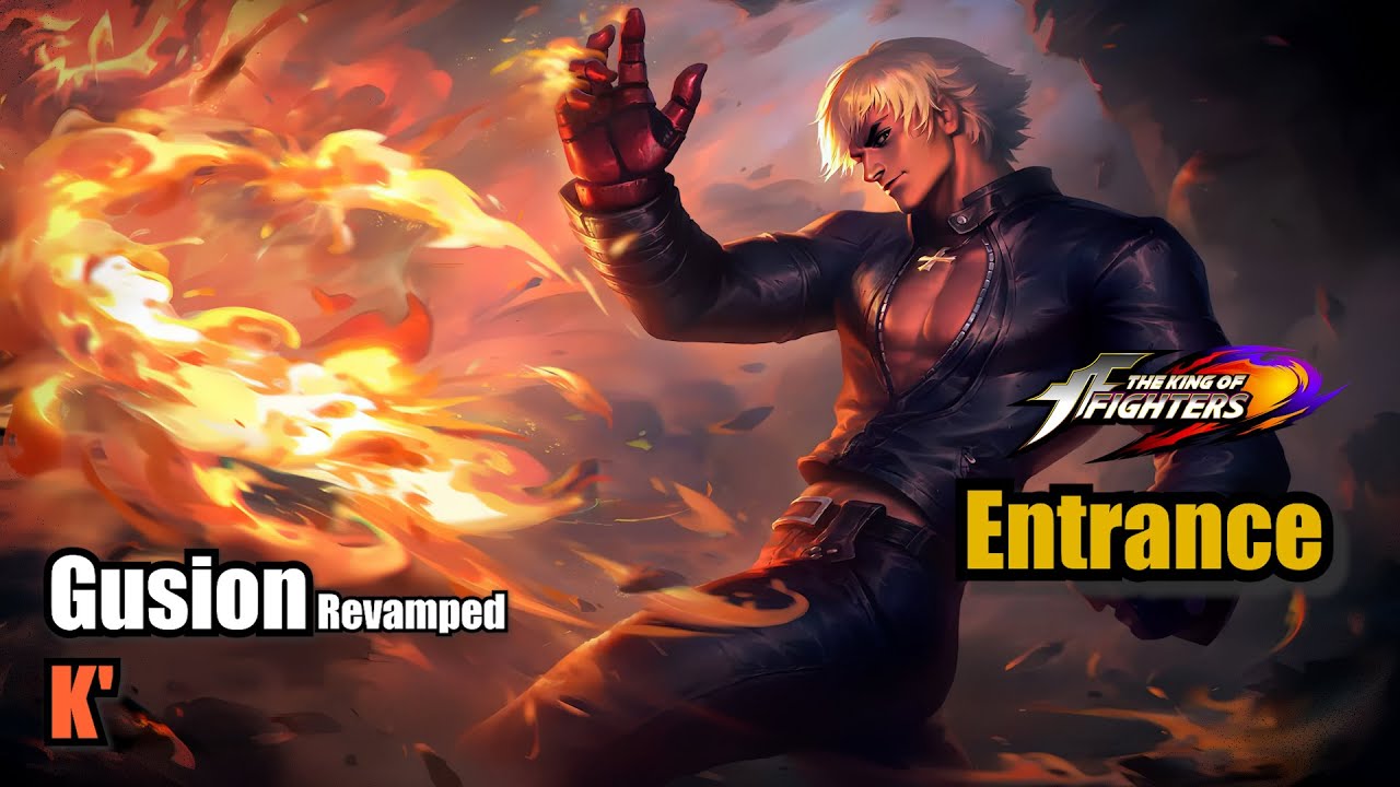 Gusion K' Revamped Skin KOF Entrance (Upscale 4K) Mobile Legends #MOBILELEGENDS
