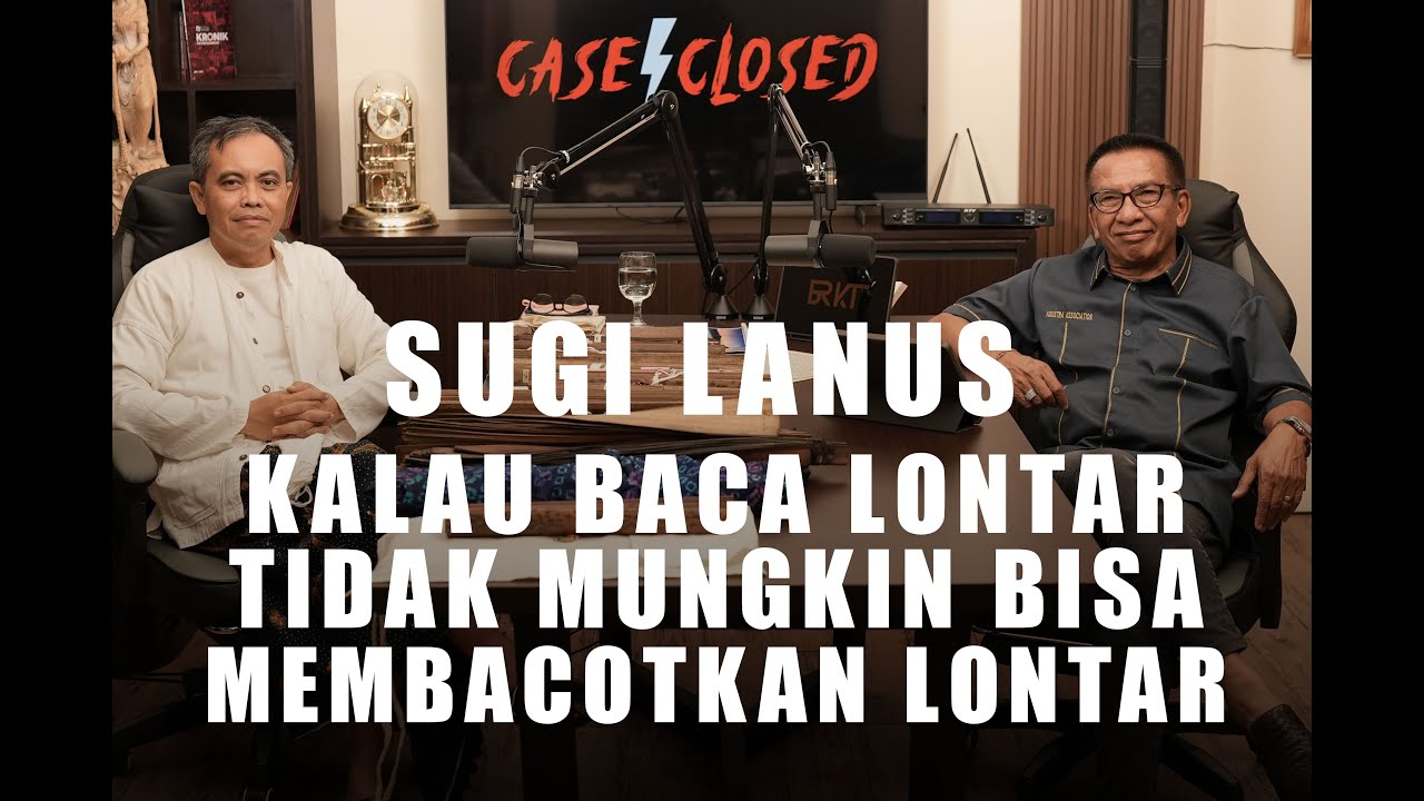 SUGI LANUS: KALAU BACA LONTAR TIDAK MUNGKIN BISA MEMBACOTKAN LONTAR