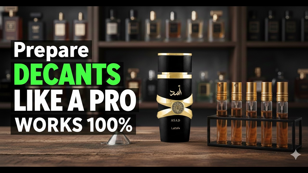 Cómo preparar Decants profesionales: El secreto del Unboxing