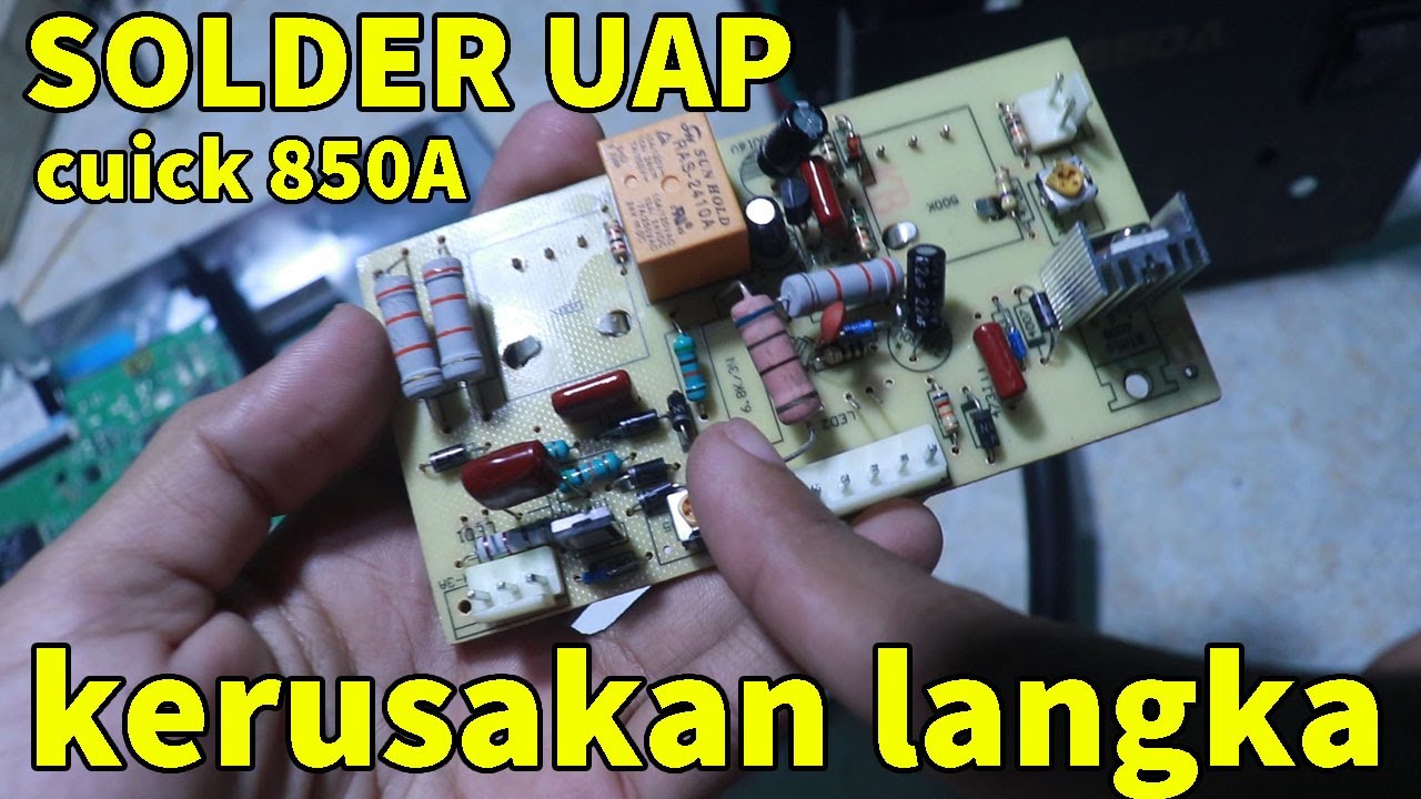 SOLDER UAP QUICK 850A NYALA SEBENTAR TERUS MATI SOLDER BLOWER