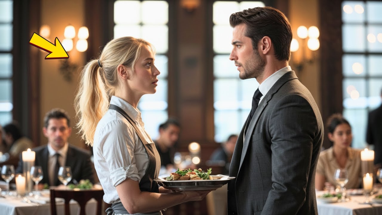 A Struggling Waitress Saw Her First Love Walk In—Unaware He Was the Millionaire Who Owned It