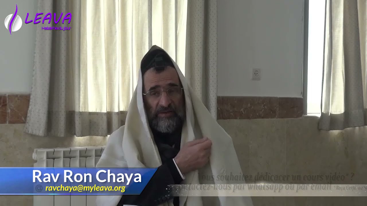 59 - Comment mettre le Talith Gadol ? Série La Halakha du Jour - Rav Ron Chaya