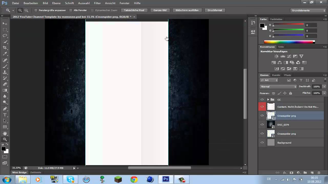 SpeedArt | YT Background for CrozZSpider | BY SA