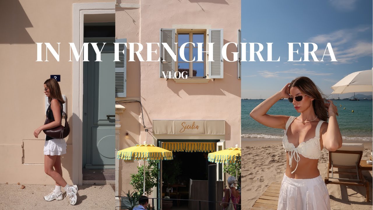 VLOG / IN MY FRENCH GIRL ERA / event Emily in Paris, porządki, wakacje, Południe Francji