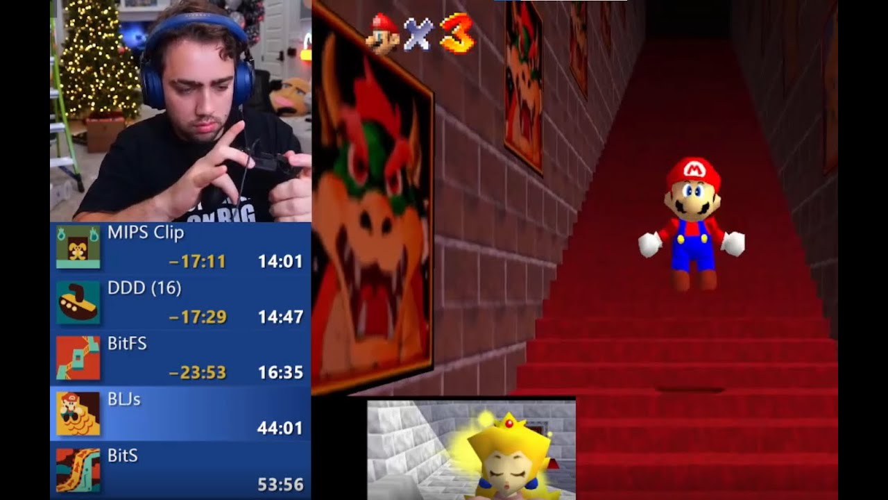 mizkif's new sm64 speedrun record (20:31)