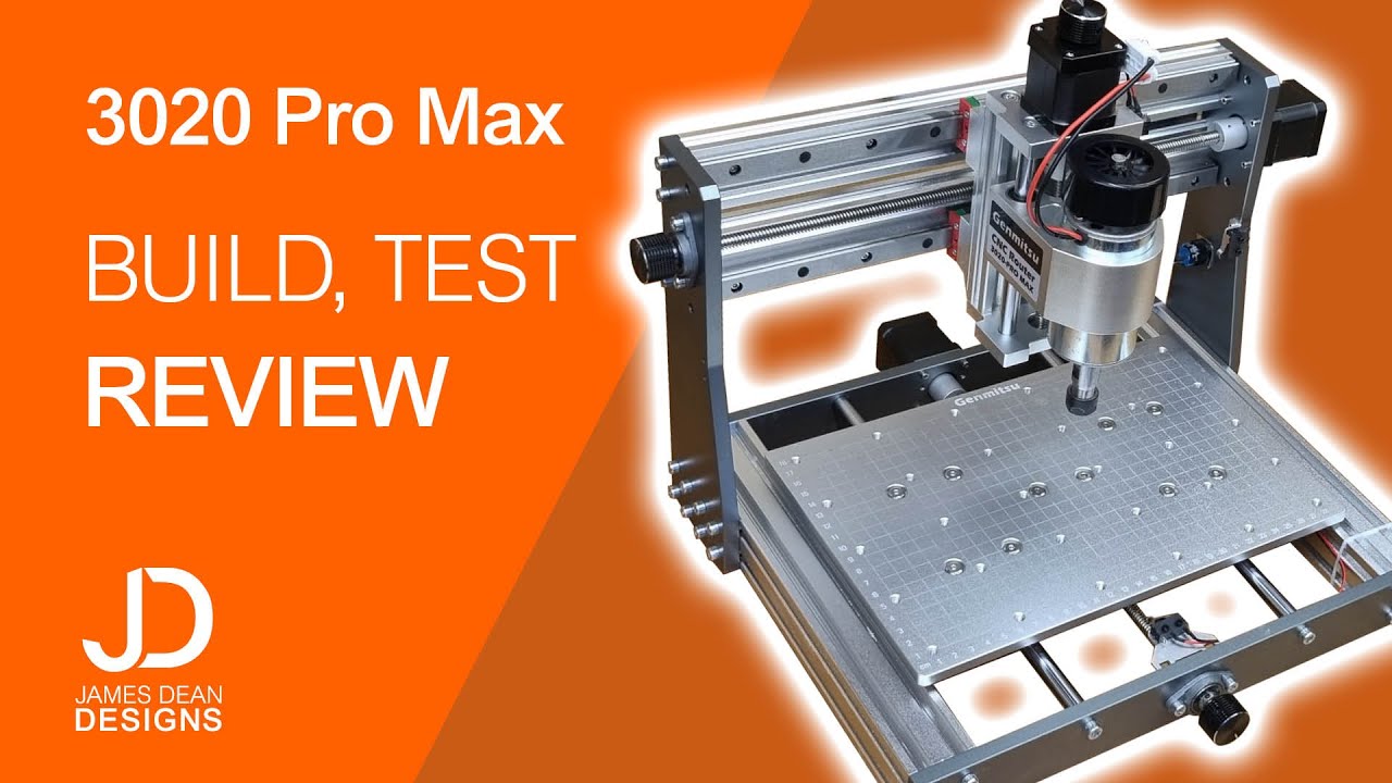 3020 Pro Max CNC Metal Engraver by Sainsmart Genmitsu -  Build, test and review