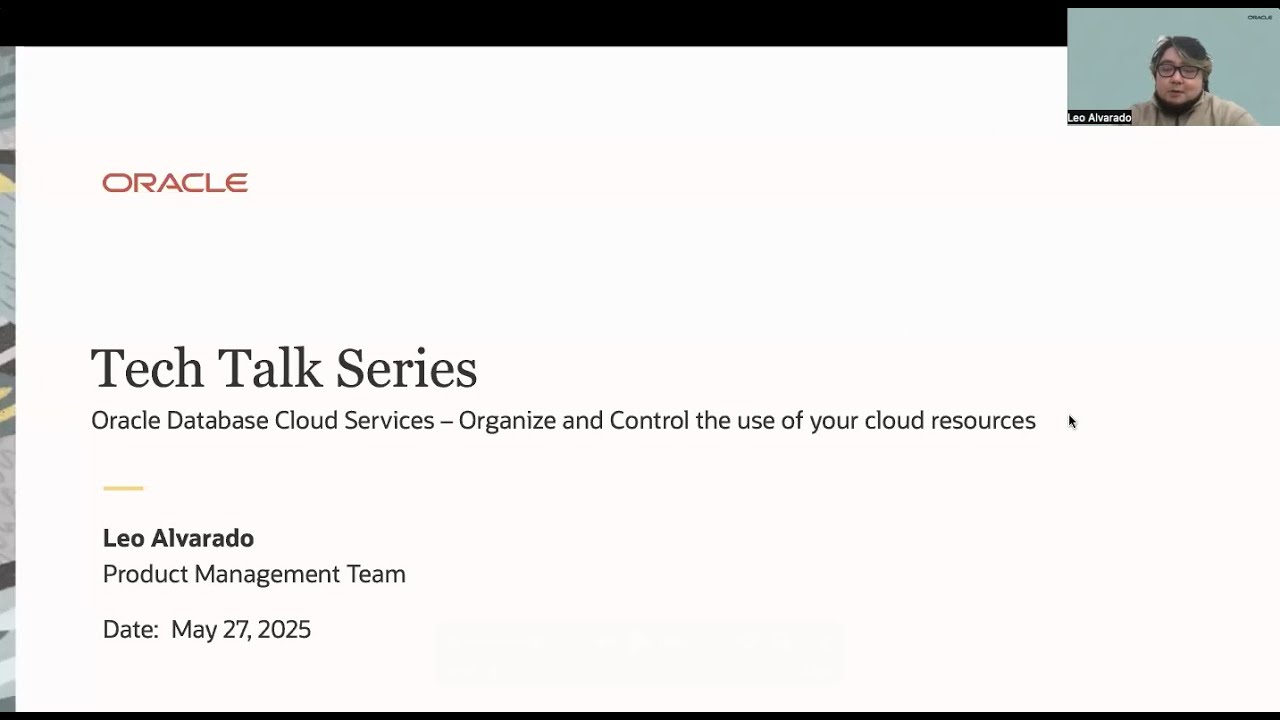 Exadata Database Service and BaseDB Tech Talk - May 7, 2025