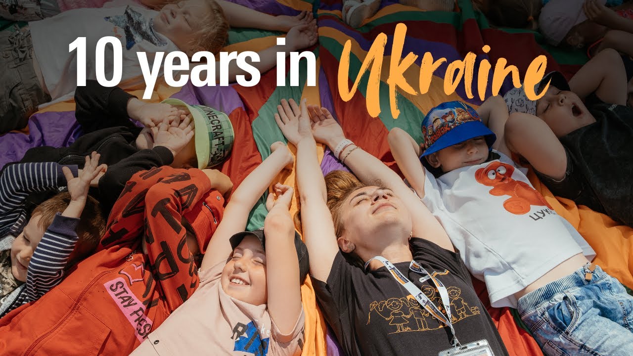 A decade standing with Ukrainian children