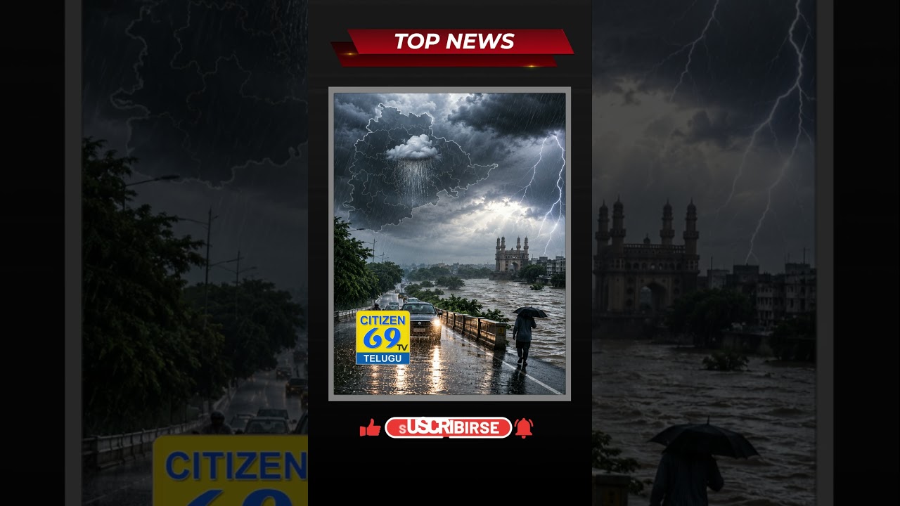 మరో వారం పాటు వానలే | #shorts | Telangana Rain Alert | Weather Update | Citizen Live
