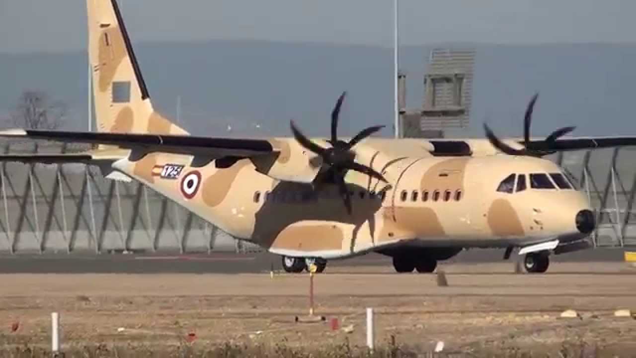 Egypt Air Force CASA C-295M (125) Take Off Seville LEZL