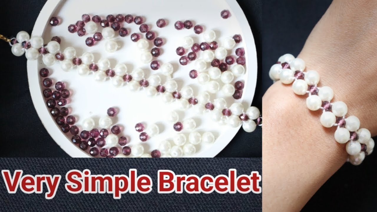 Very Simple Beautiful Bracelet Design || How to Make Bracelet