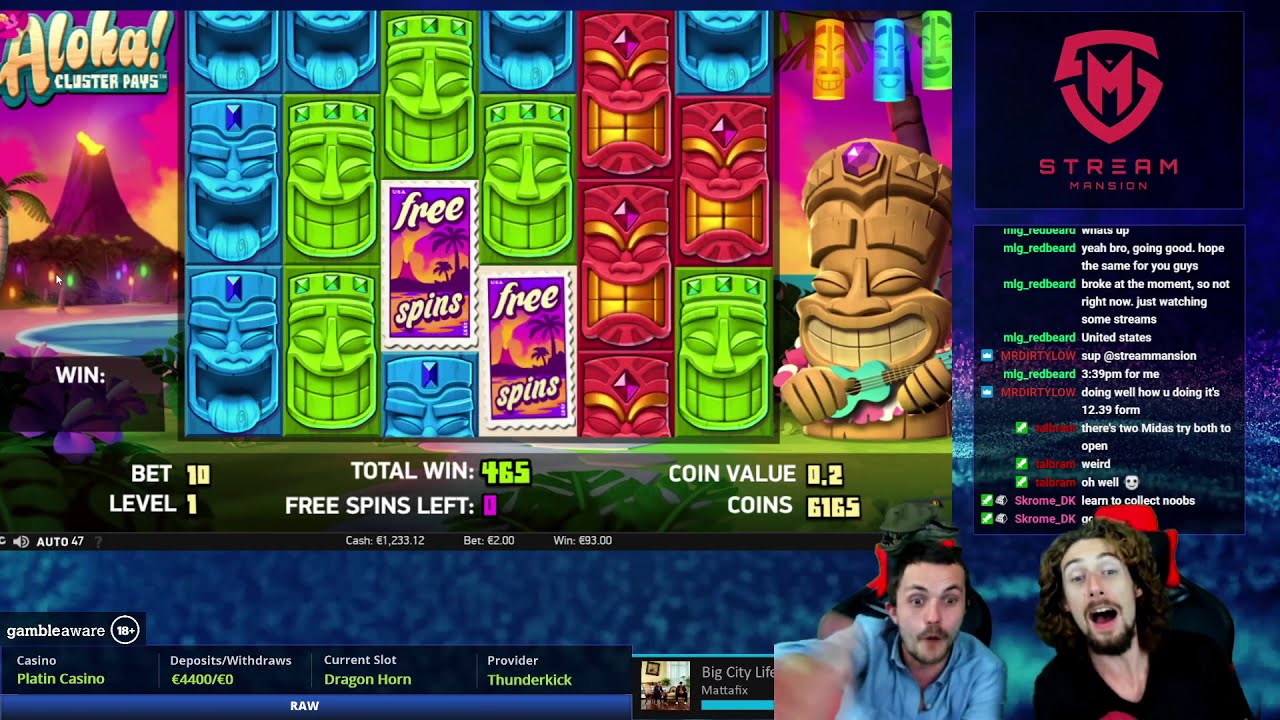 Hilarious moments in our favorite slot Aloha Cluster Pays :D