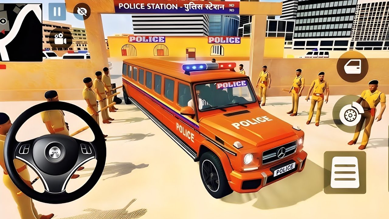 Franklin Purchase New Police Train 💥🚂 Indian Theft Auto Simulator Game 💥🤯