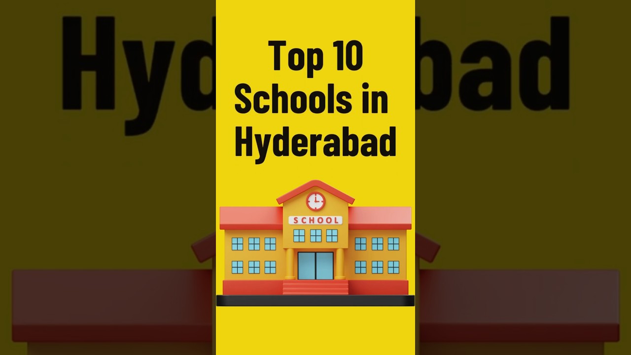 Top 10 Schools in Hyderabad 2025 | Top 10 schools in Telangana 2025-26 #schoolerpsoftware #school