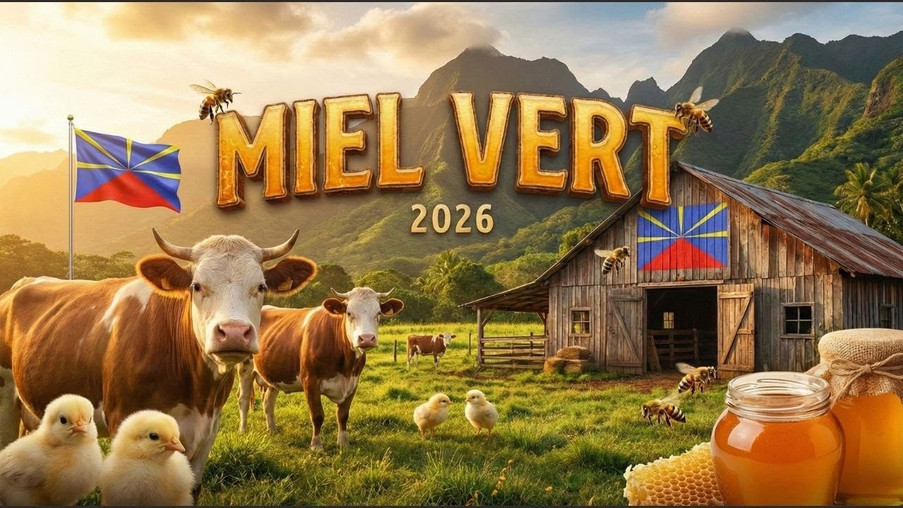 INCROYABLE ! J'ai visité la plus grande ferme de LA RÉUNION ! 🐄🍯 (Vlog Miel Vert 2026)