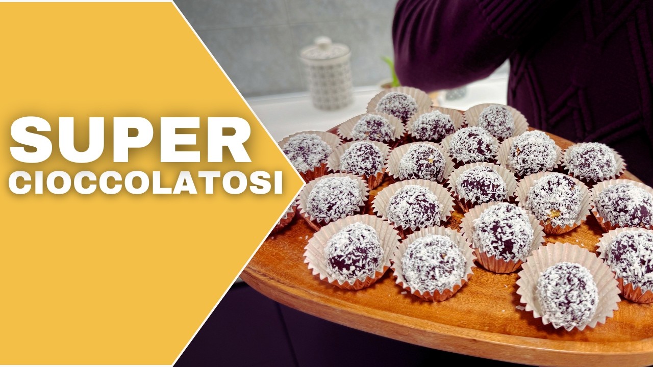 TARTUFINI AL CIOCCOLATO VEGANI: Pronti in 10 minuti e senza forno! 🍫✨