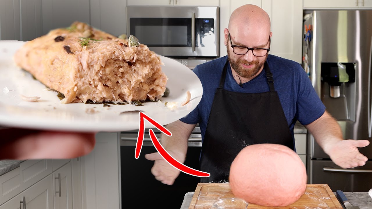 Making Vegan Salmon from a Ball of Dough and WOW is it GOOD!