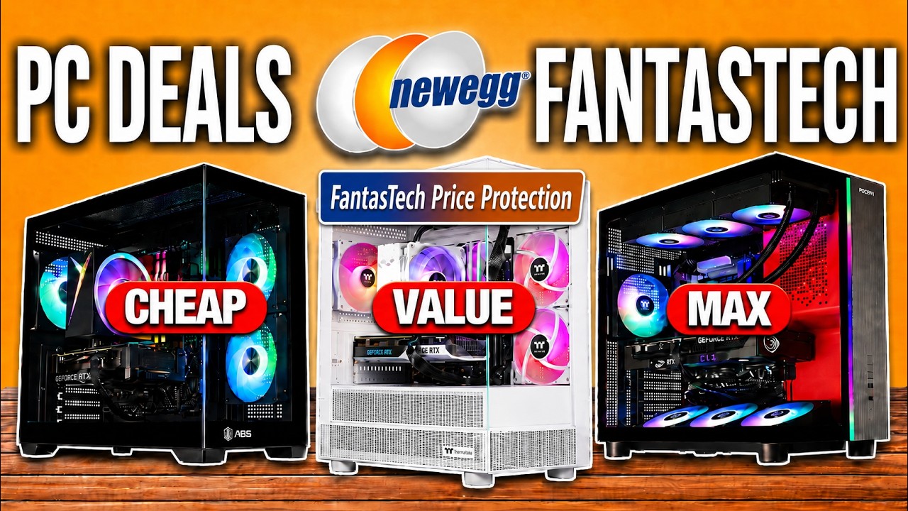 Лучшие готовые игровые ПК с распродажи NEWEGG FANTASTECH🥚