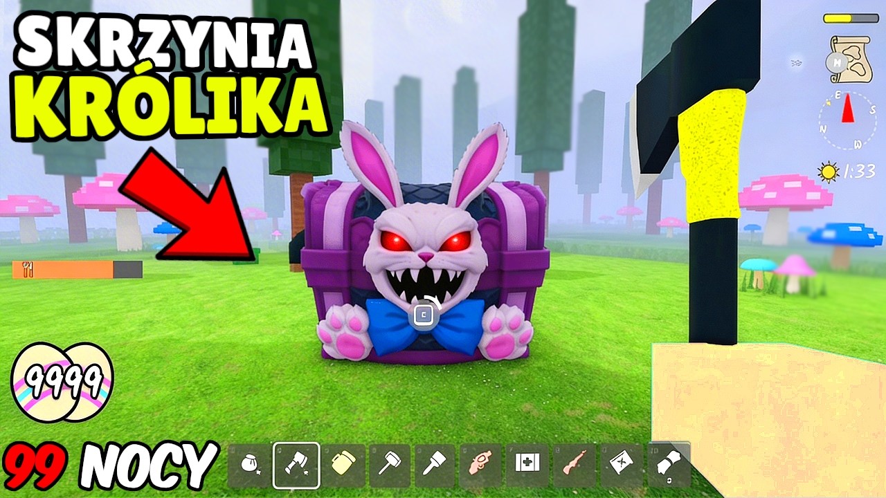 ZNALAZŁEM SKRZYNIĘ ZŁEGO KR&Oacute;LIKA w 99 nocy w Lesie!