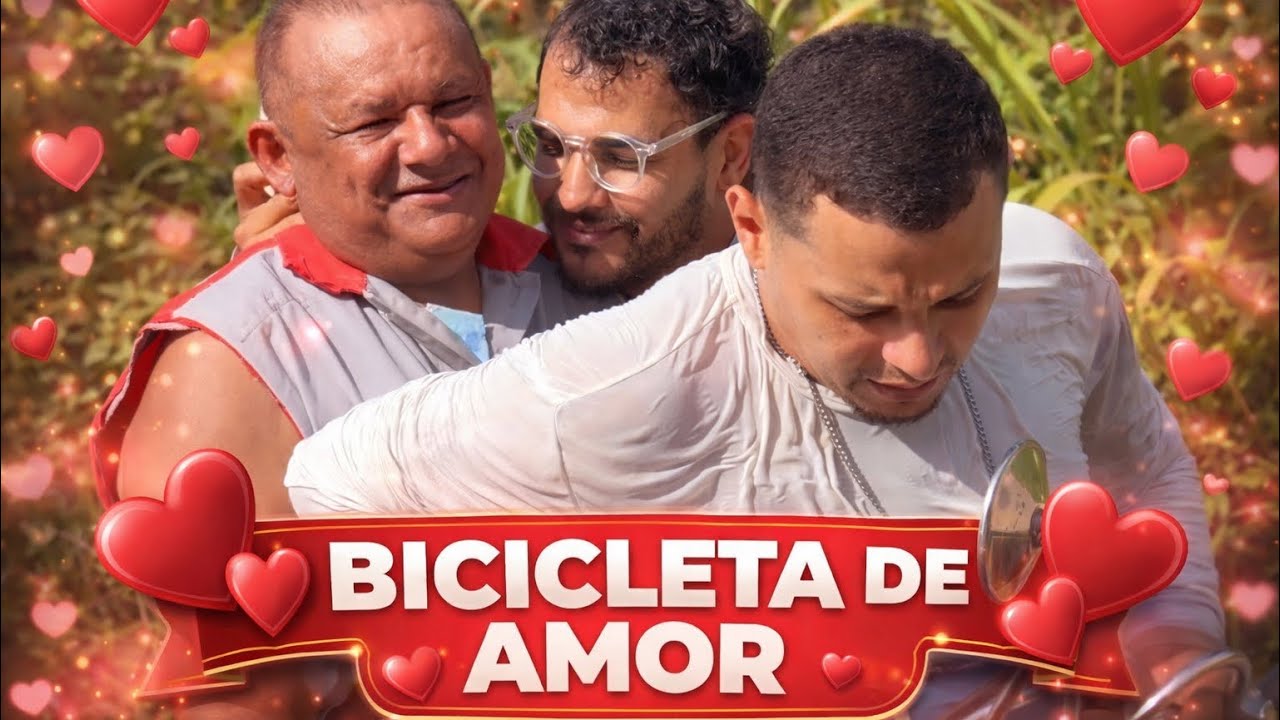 BICICLETA DO AMOR OS TRÊS ANDANDO JUNTOS | MUDINHO 
