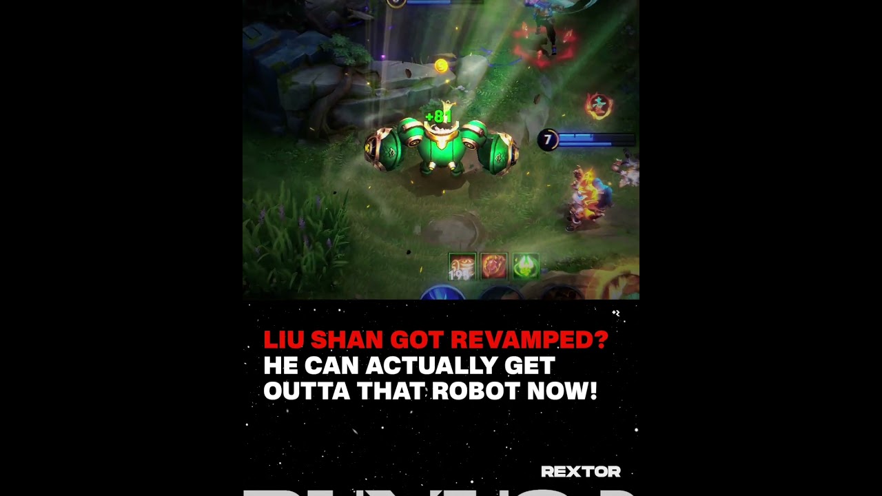 Liu Bei been reworked, and Liu Shan kinda revamped too! 🔨⚡ #HonorofKings
