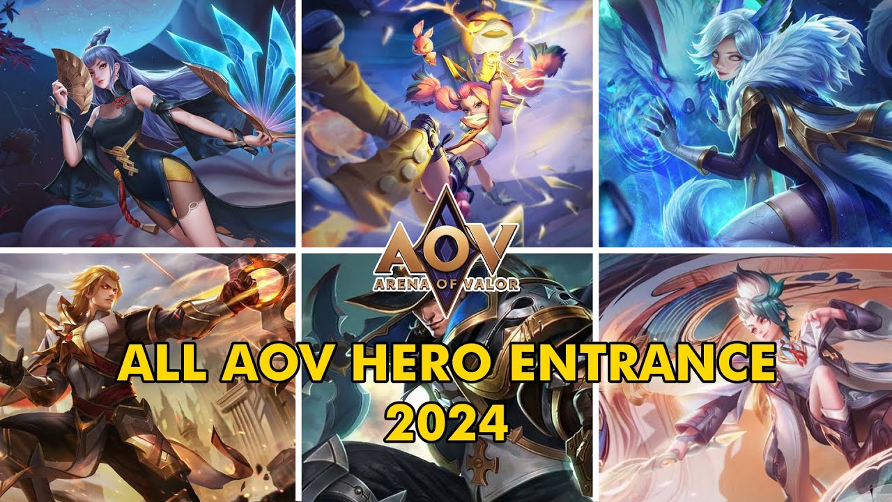 ALL AOV HERO ENTRANCE 2024 | ARENA OF VALOR