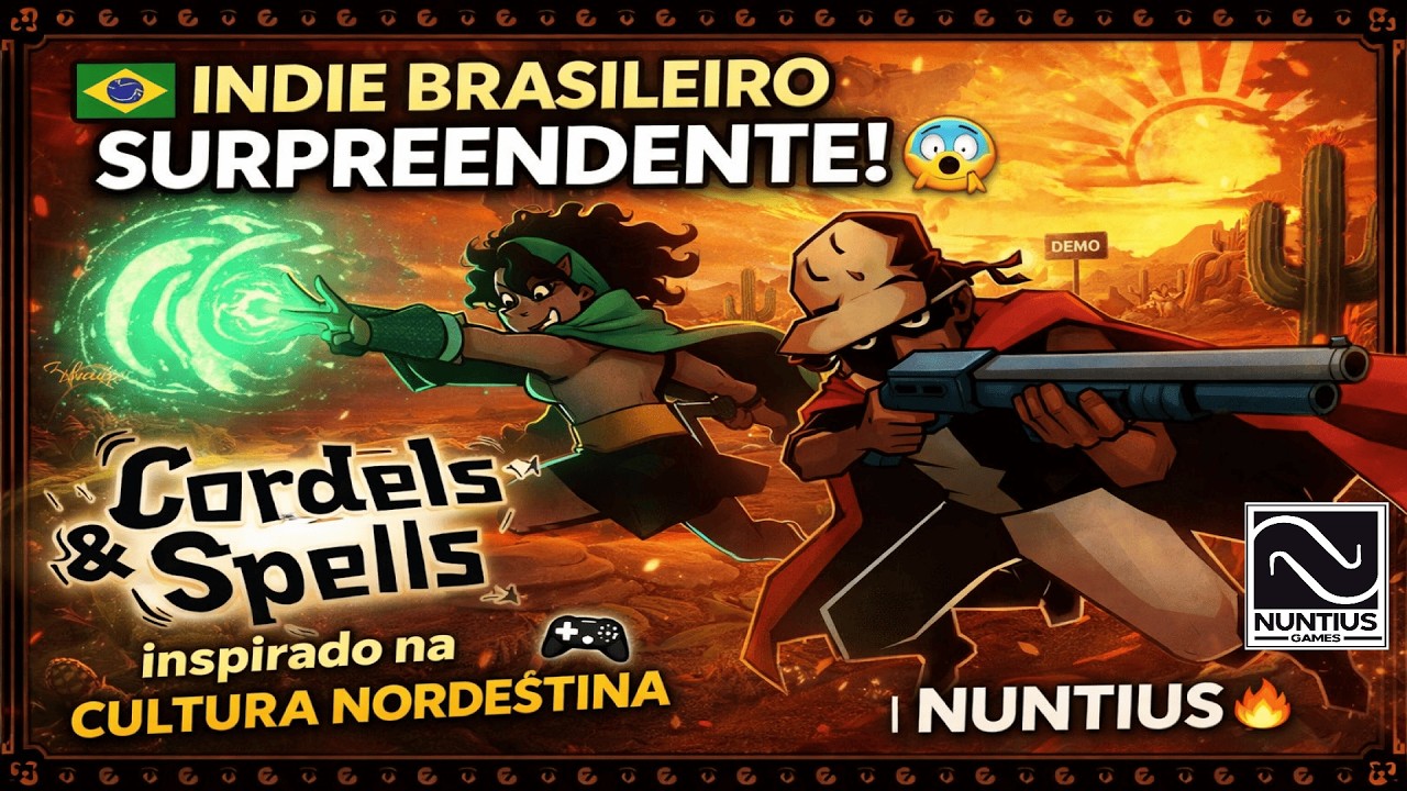 🇧🇷 INDIE BRASILEIRO SURPREENDENTE! 😱 CORDELS & SPELLS inspirado na CULTURA NORDESTINA🎮  NUNTIUS�