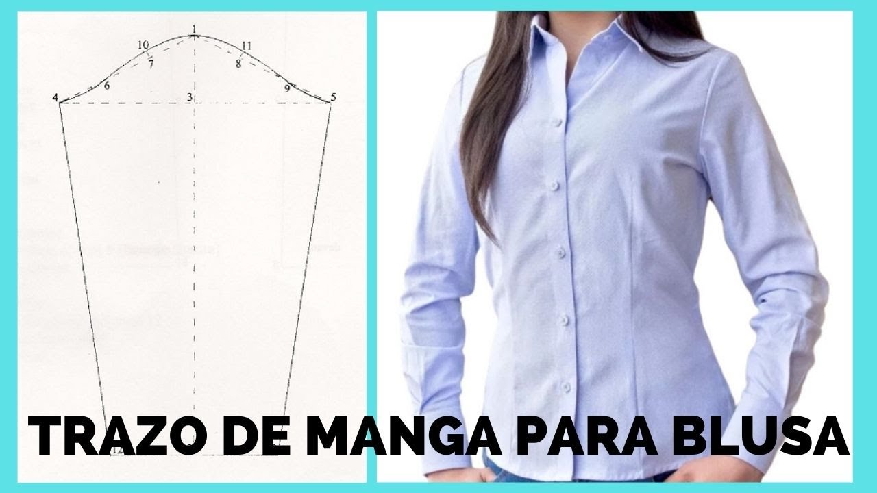 TRAZO DE MANGA PARA BLUSA