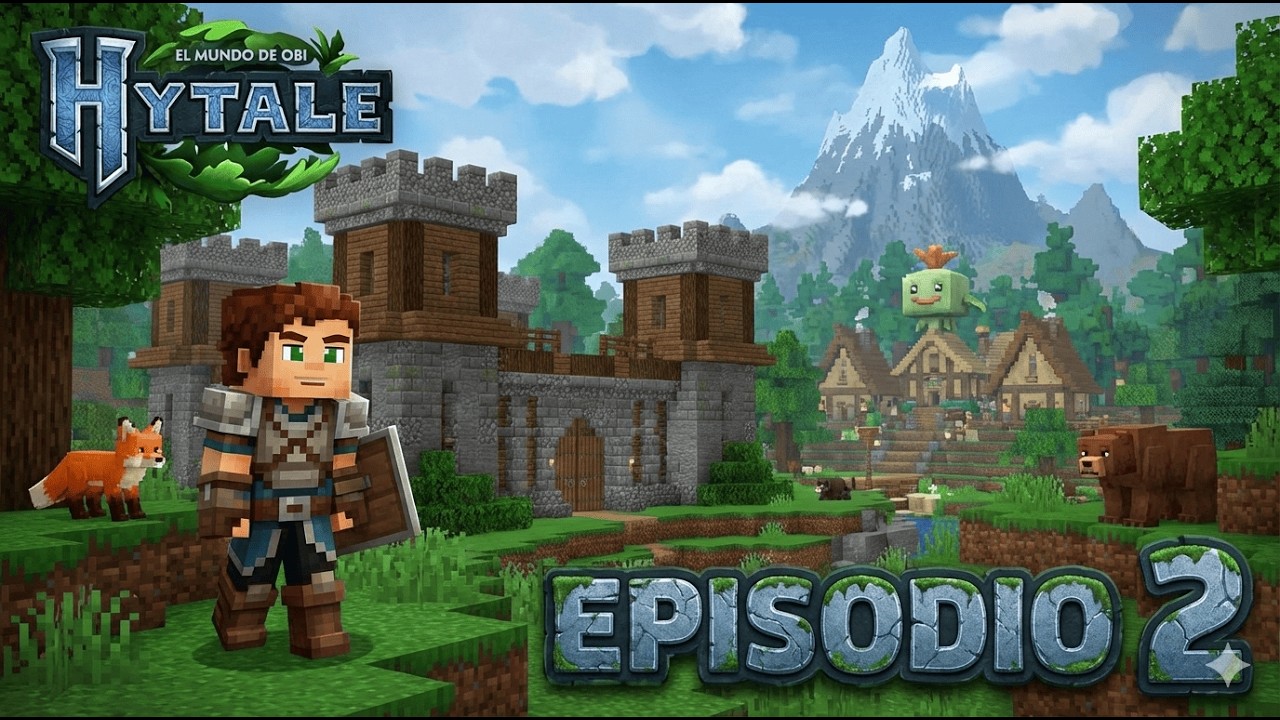 HYTALE SUPERVIVENCIA EP:2 cuevas extrañas y un mundo muy extraño