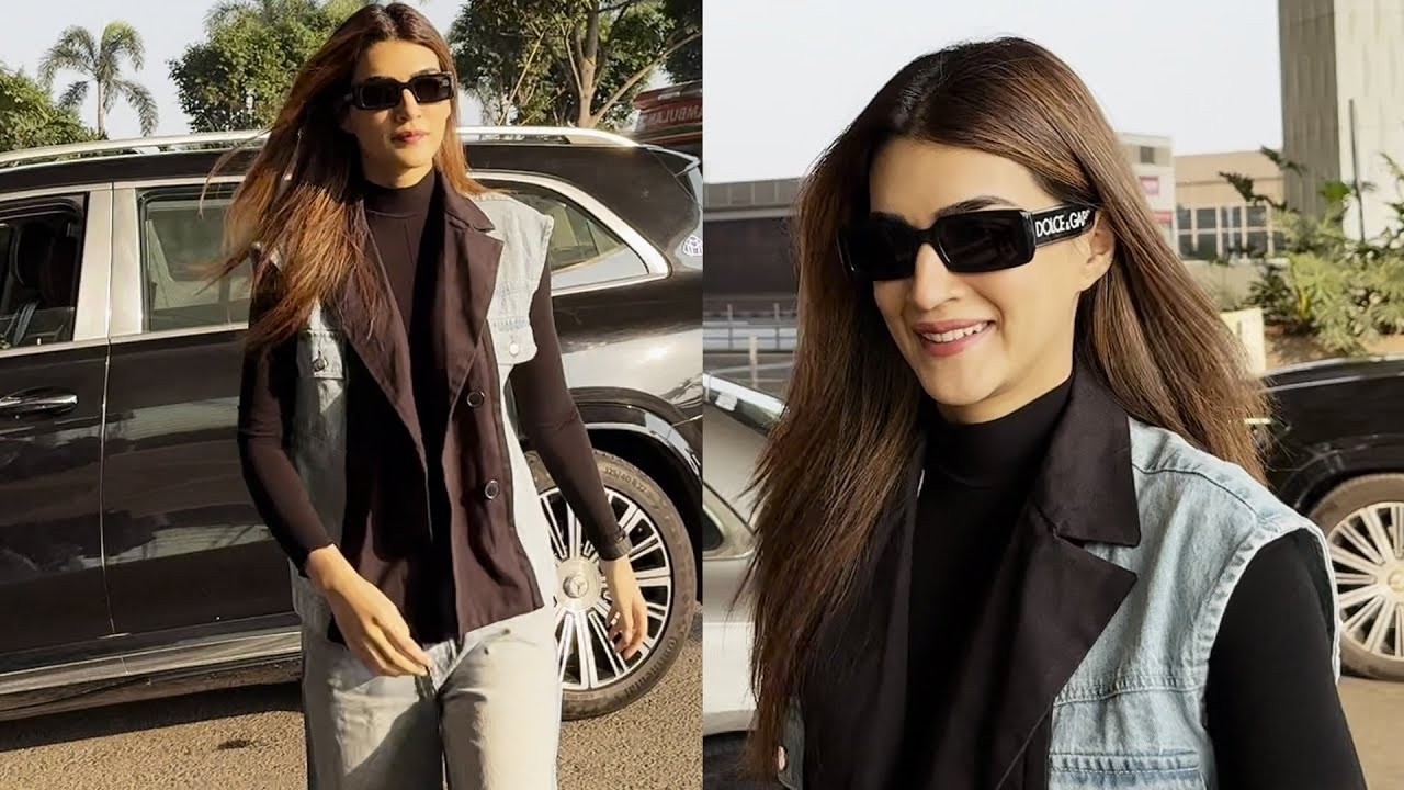 Kriti Sanon Spotted At Mumbai Airport