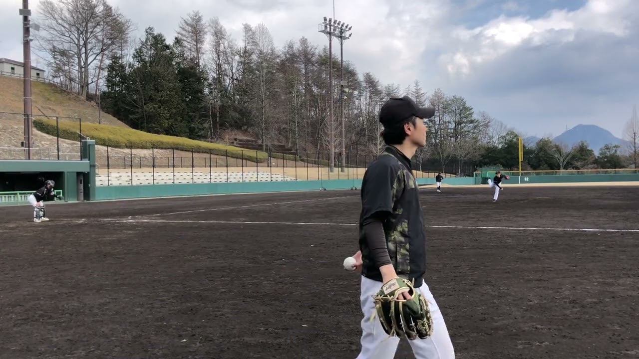 2026/2/1 佐伯総合紅白戦（横から）途中から打撃練習