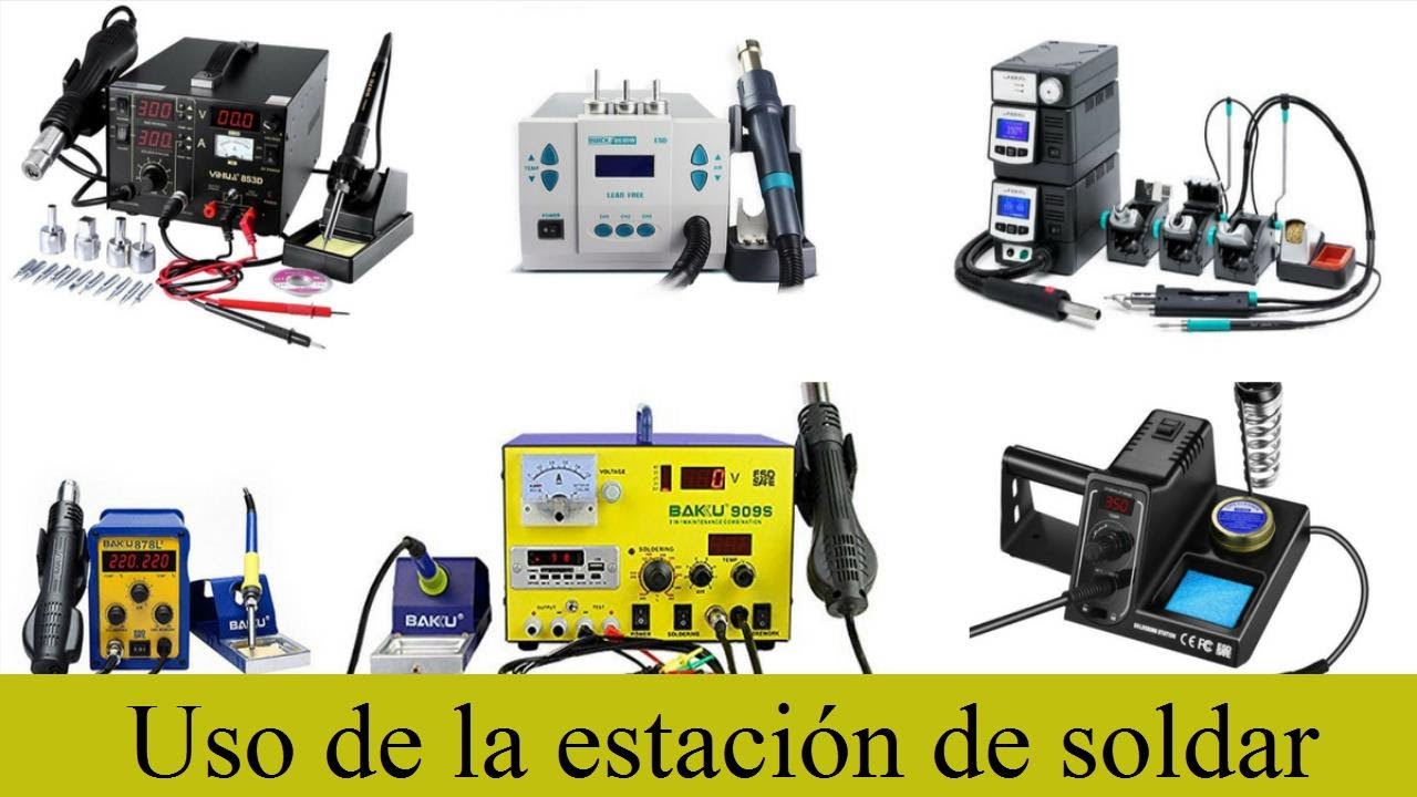 Uso de la estación de soldar