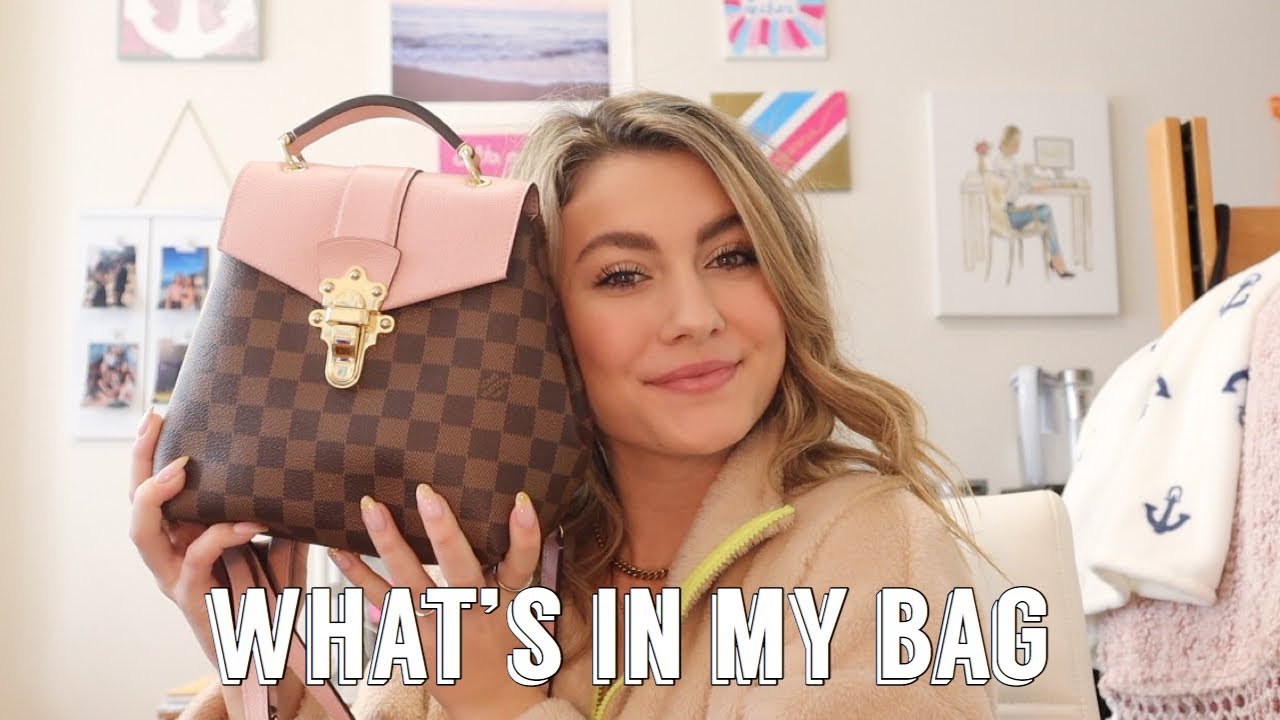WHAT'S IN MY BAG||Louis Vuitton Clapton Backpack