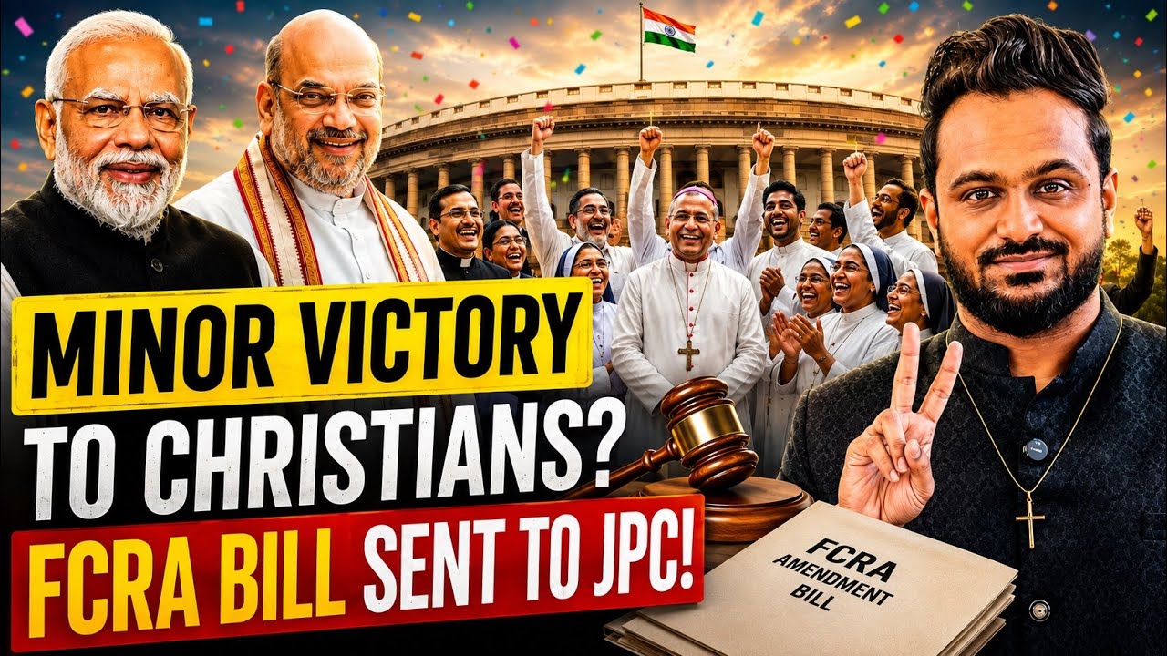 FCRA Bill update‼️ Christians rejoice bill sent to Joint Parliamentary Committee (JPC) ‼️ #viral