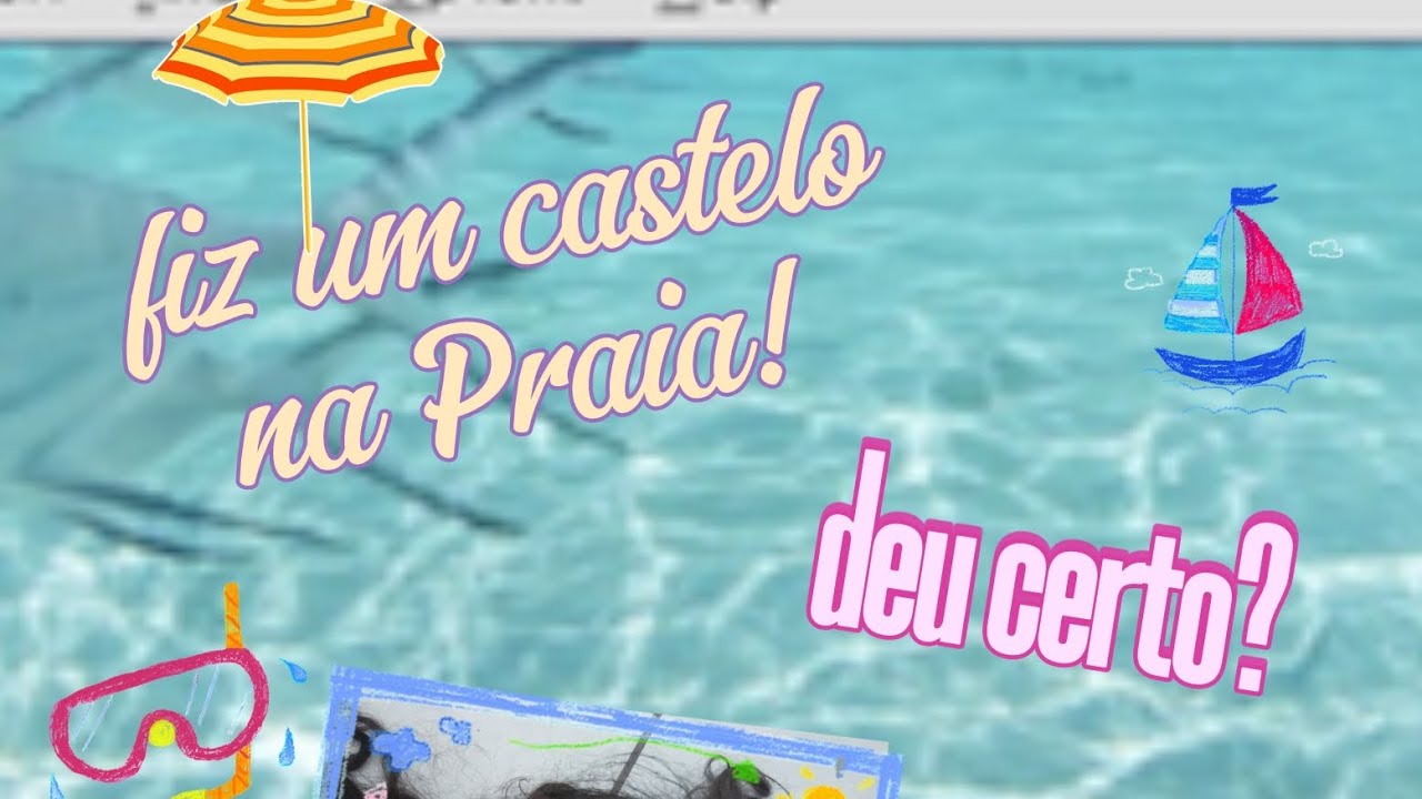 Fui à praia de Cabeçudas-Mole e fiz um castelo 😲