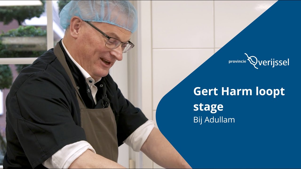 Gert Harm loopt stage bij Adullam
