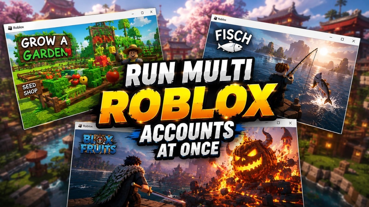 How to Run Multi Roblox Accounts at ONCE Roblox Account Manager 2026