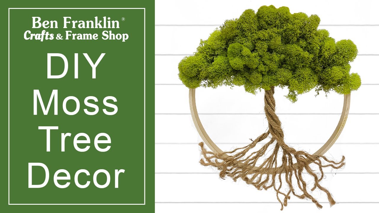 DIY Moss Tree Wall Décor
