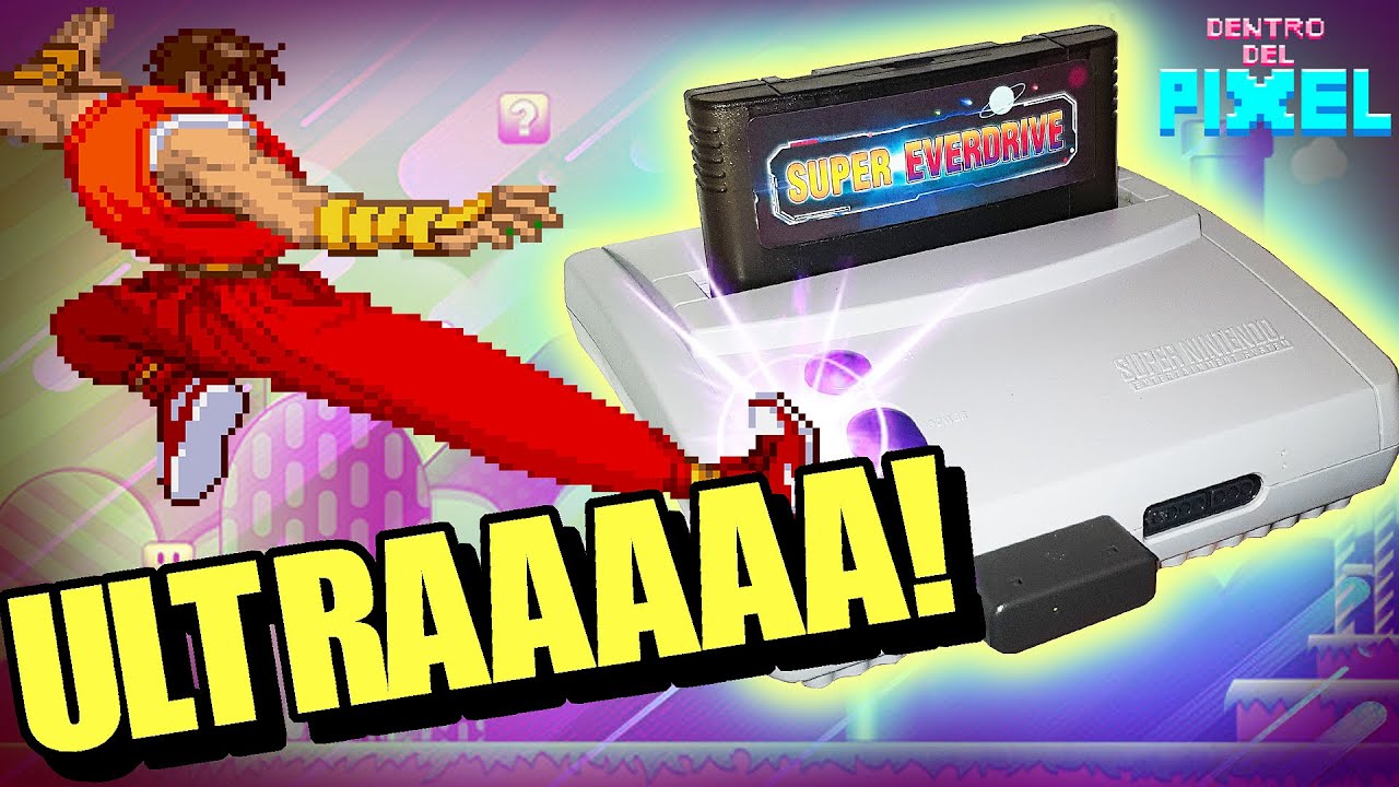 ULTRA SUPER NINTENDO la SNES MINI o JR 1CHIP mejorada | La mejor super nes de todas con máximo RGB