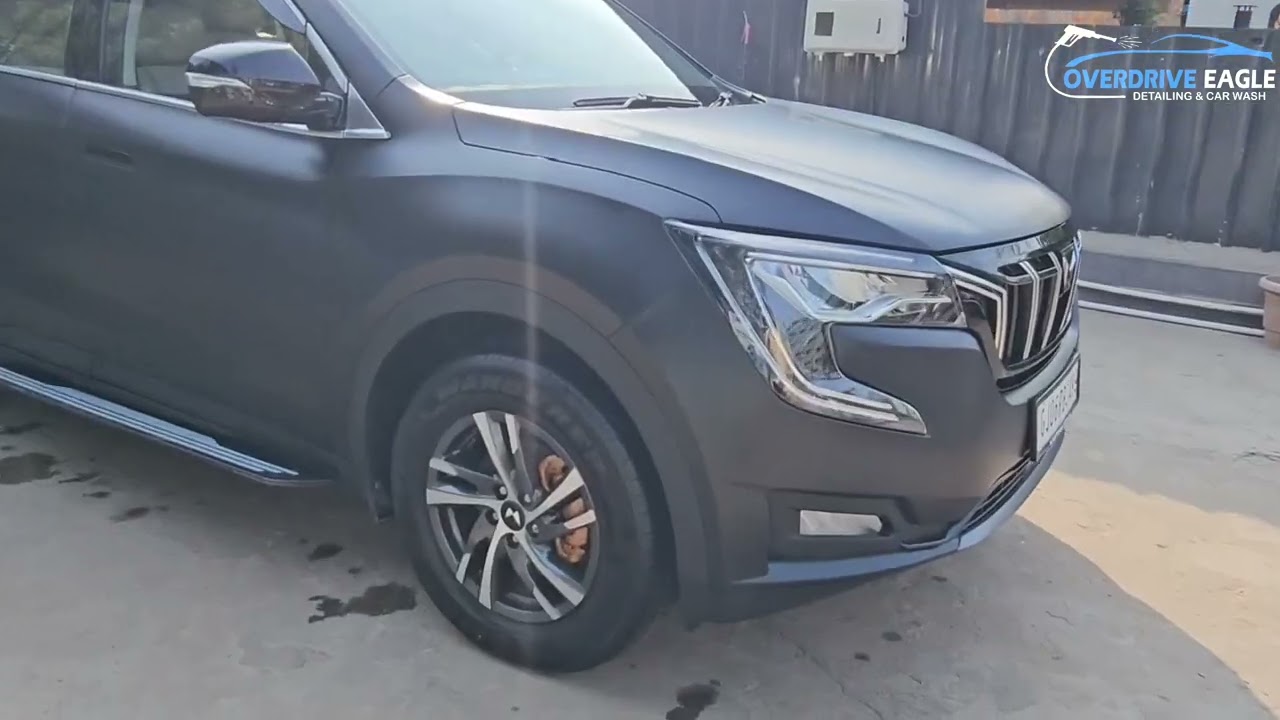 Aaj hamne or aek xuv700 ko Matt PPF apply karke kiya Protect @Overdrive_Eagle