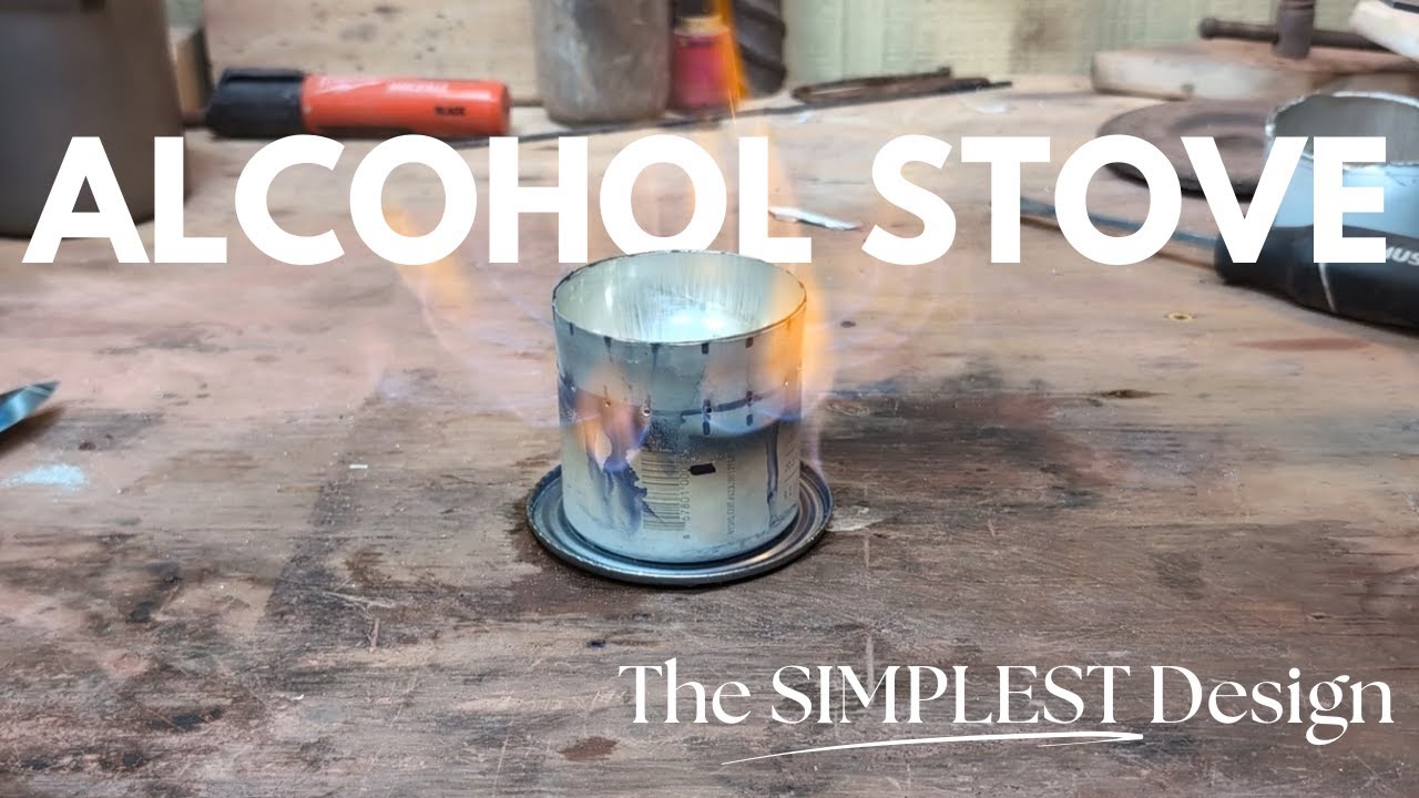 How to make an alcohol stove - the simplest design