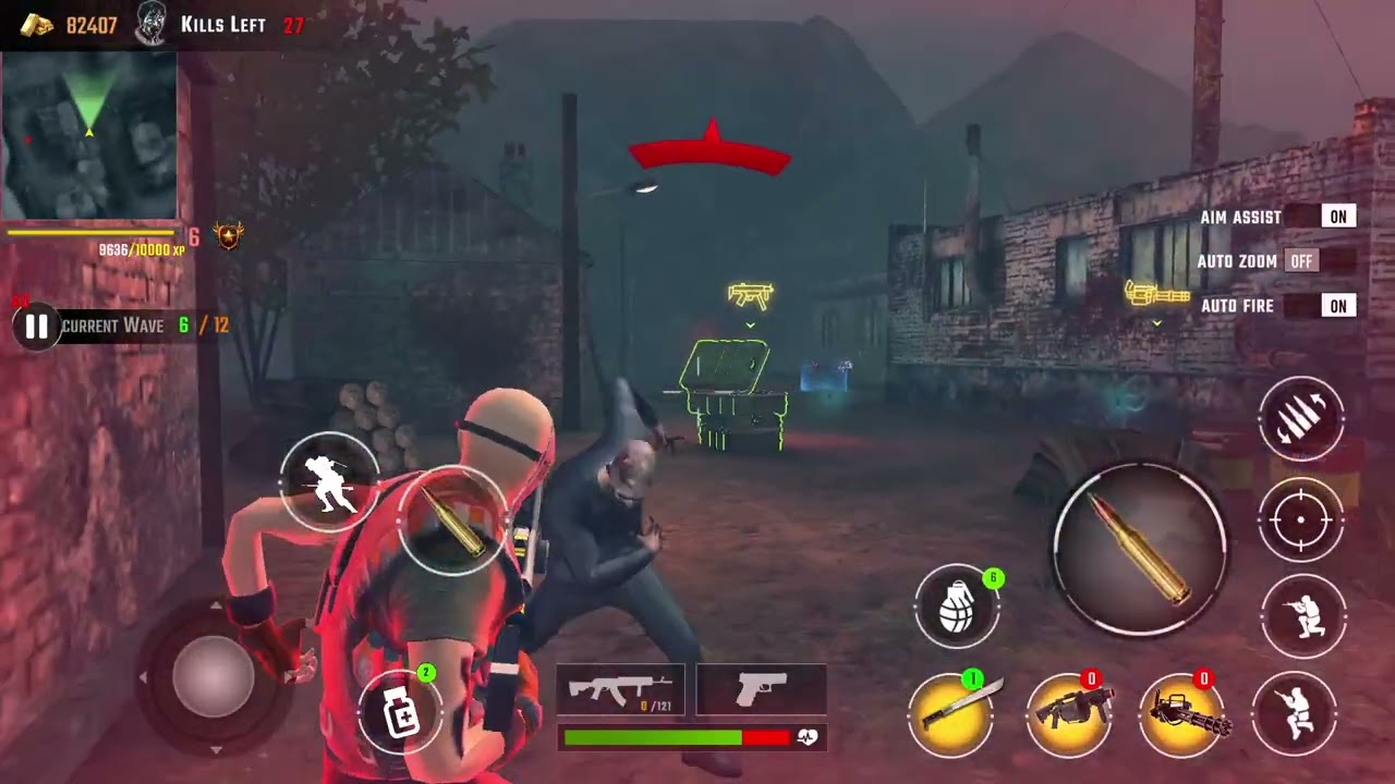 Gun Zone Shooting Game (zombies survival - all guns) | gameplay (free mobile videogame)