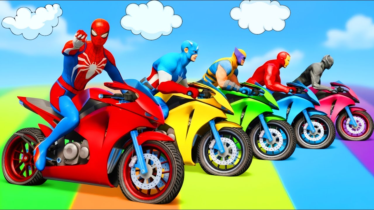 الرجل العنكبوت انقاذ باتمان Spider-Man Rescue batman vs iron man vs venom funny Game GTA 5 superhero