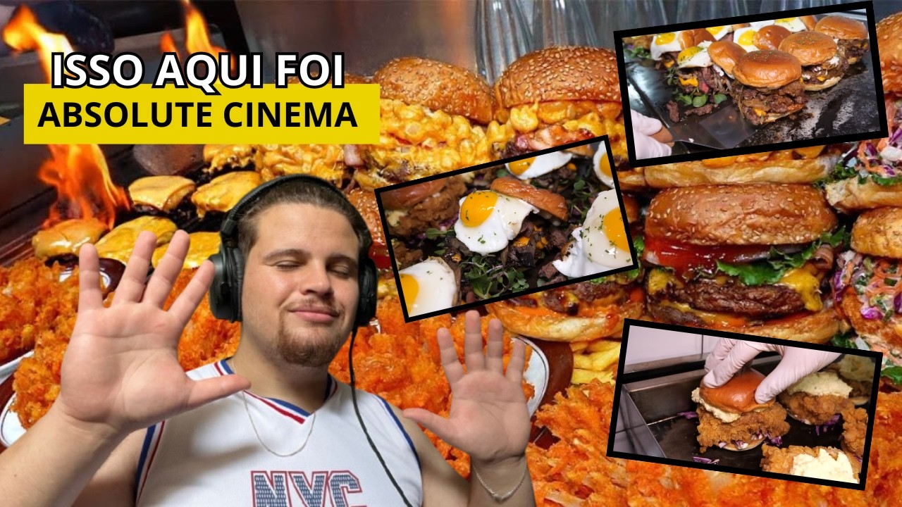 ESSE LANCHE EU NUNCA VI NA MINHA VIDA - REACT DE COMIDAS PELO MUNDO