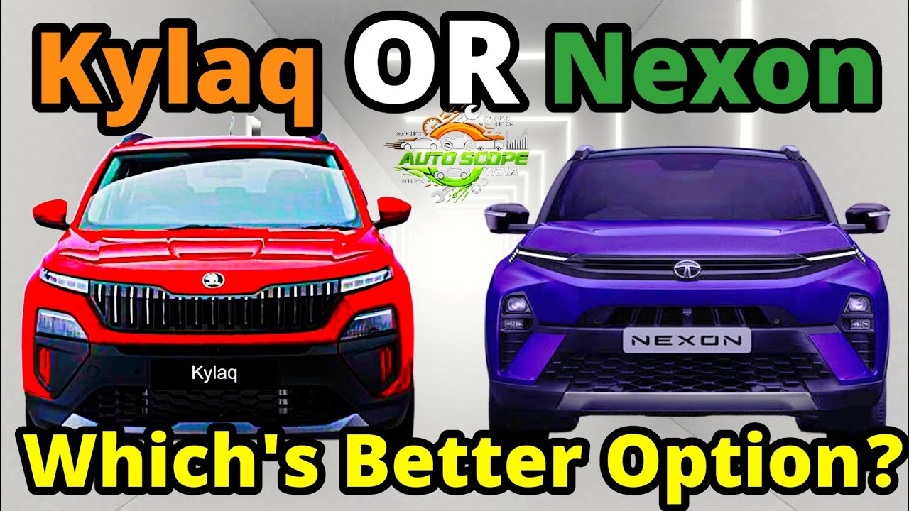Skoda Kylaq Vs Tata Nexon 2025:10 Points Comparison! #SUVComparison #Verdict #skodakylaq #tatanexon 